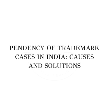 PENDENCY OF TRADEMARK CASES