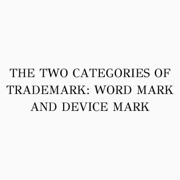 word mark and device mark